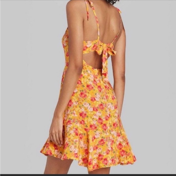 Yellow and pink floral sundress - Wild Fable - Picture 2 of 5